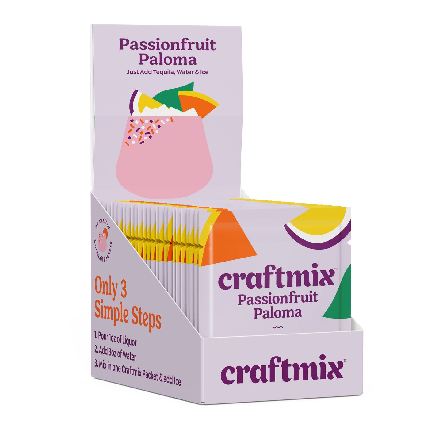 Passionfruit Paloma Cocktail / Mocktail Mixer- Single Packet