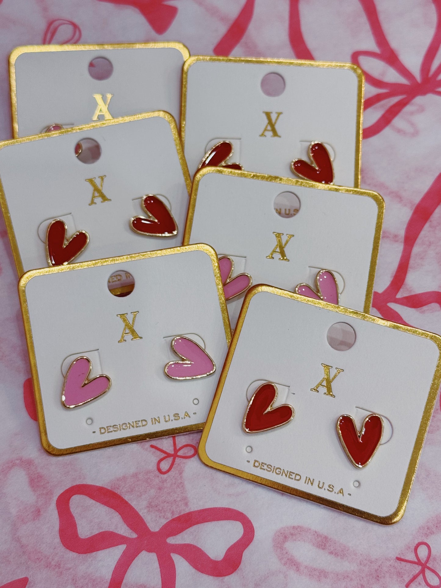 Heart Studs