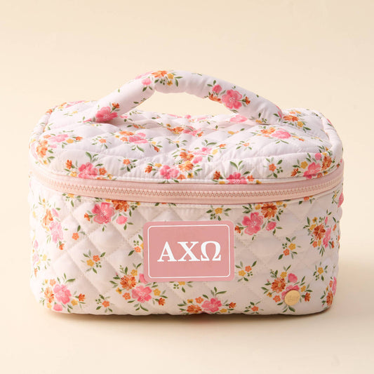 Sorority Glam & Go Quilted Cosmetic Bag