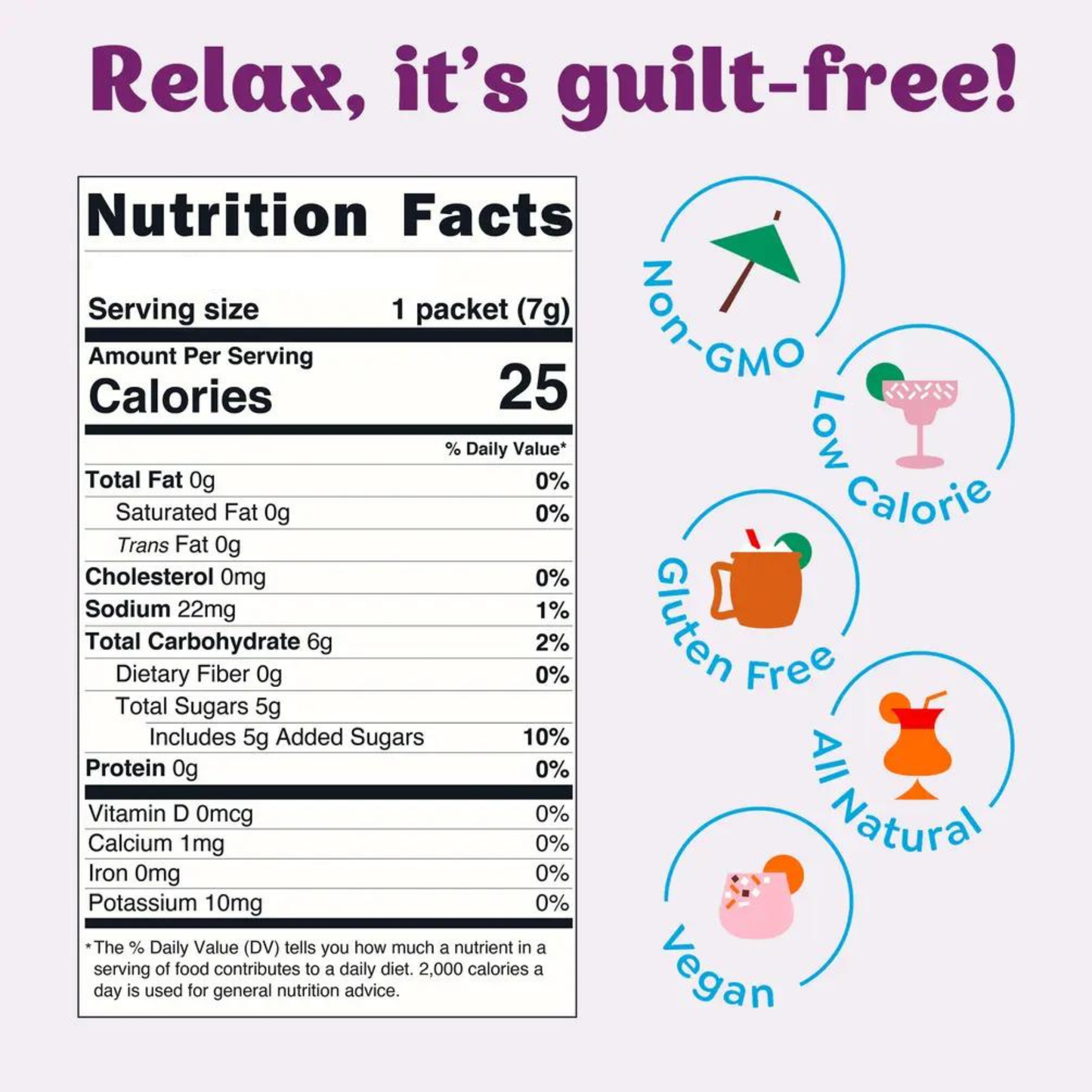 Passionfruit Paloma Cocktail / Mocktail Mixer- Single Packet