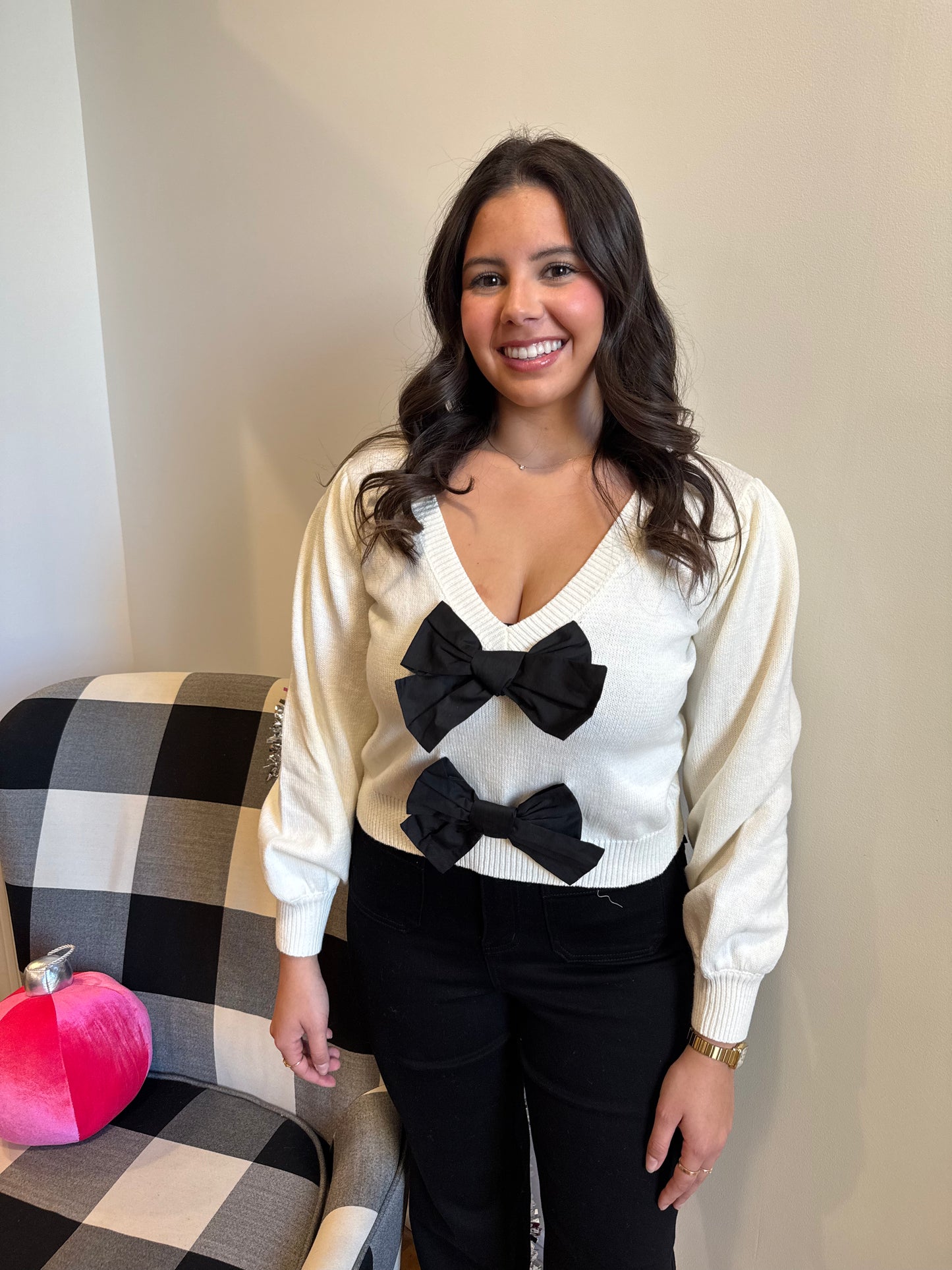 Jolly Sweater - WHITE FINAL SALE