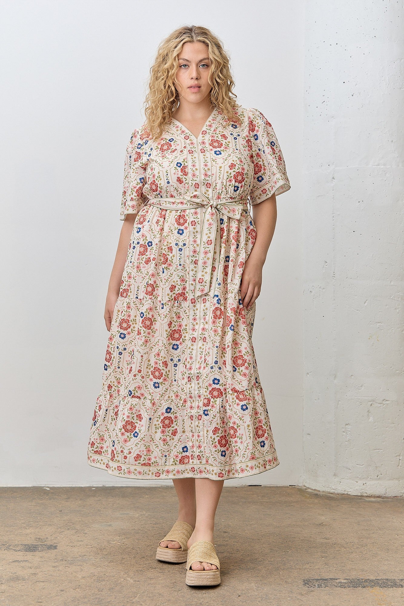 Vanessa Curvy Midi Dress