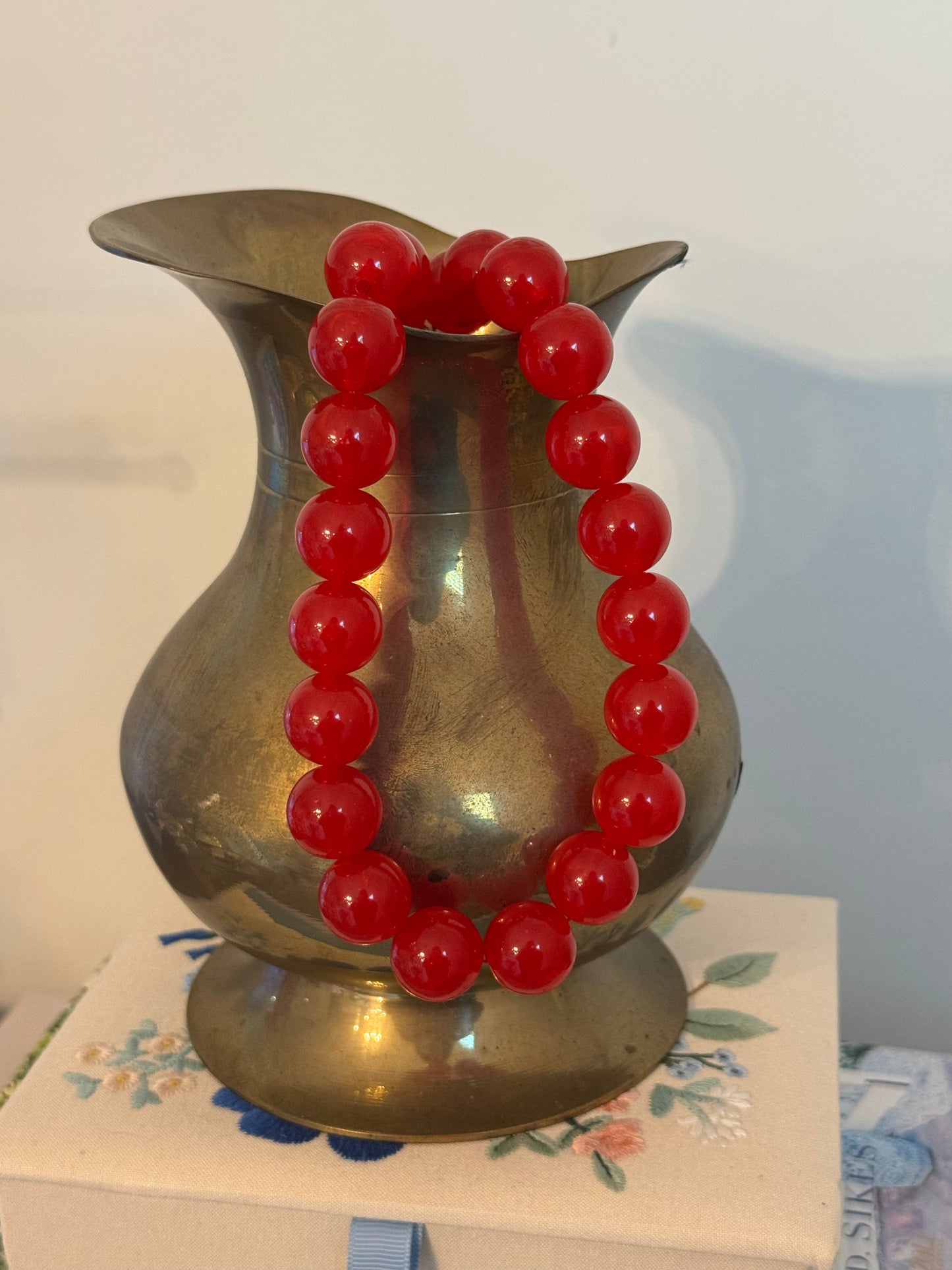 Lydia Necklace: Red