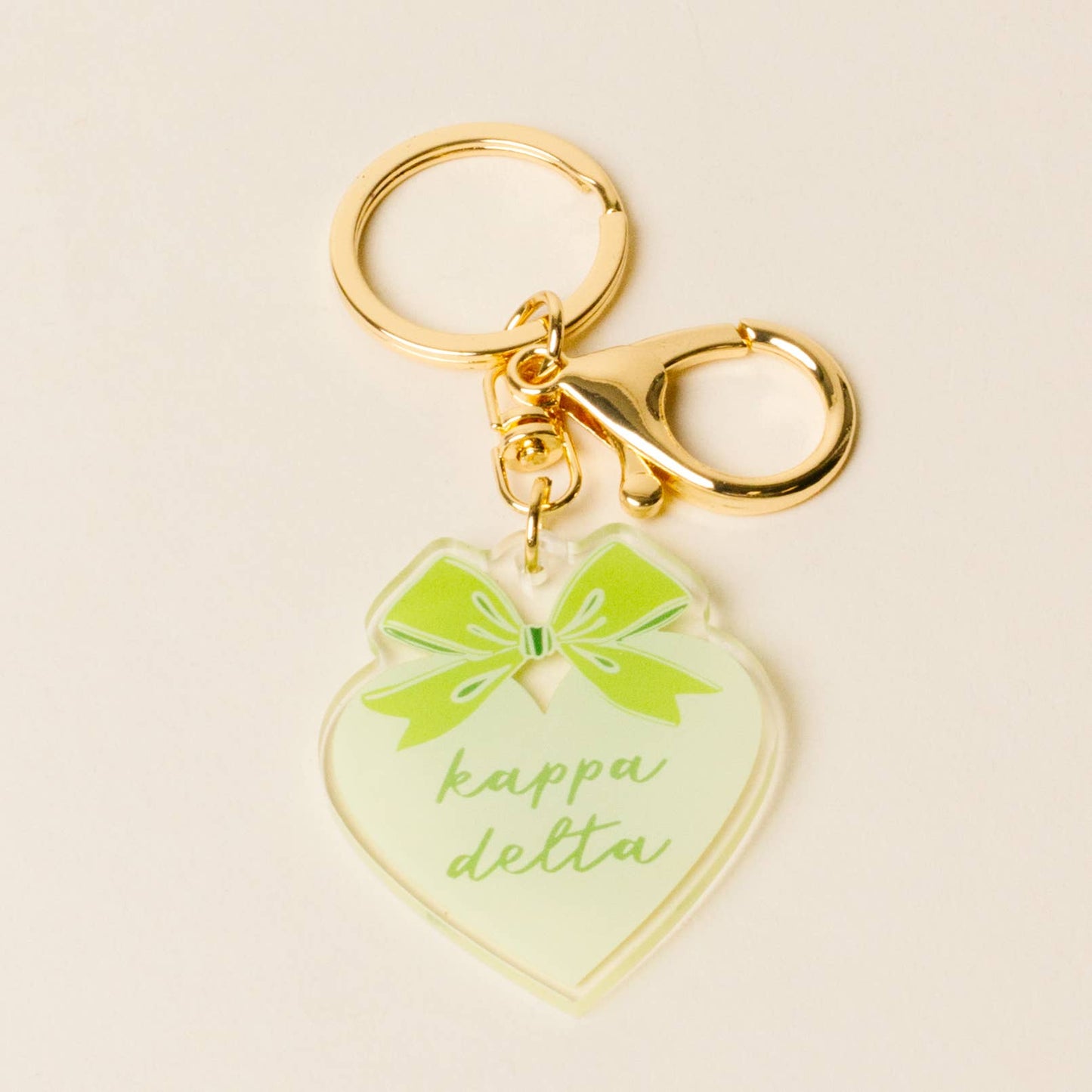 Sorority Sweetheart Bow Acrylic Keychain