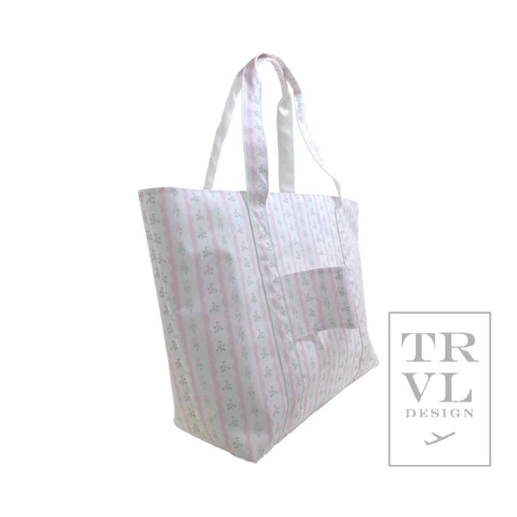 Jumbo Tote - X-large Tote Ribbon Floral Pink: Ribbon Floral Pink
