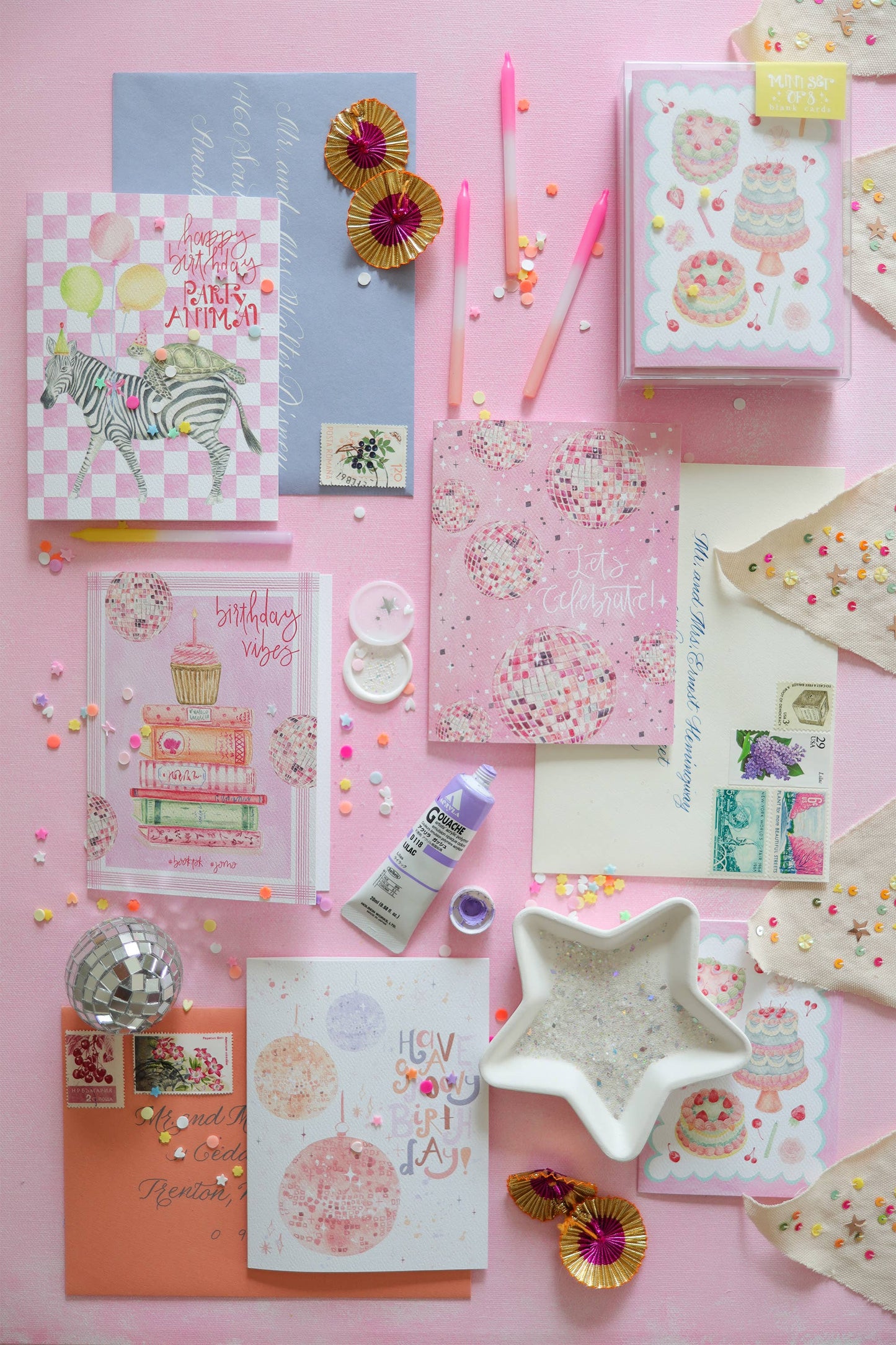 Disco Ball Congrats Card