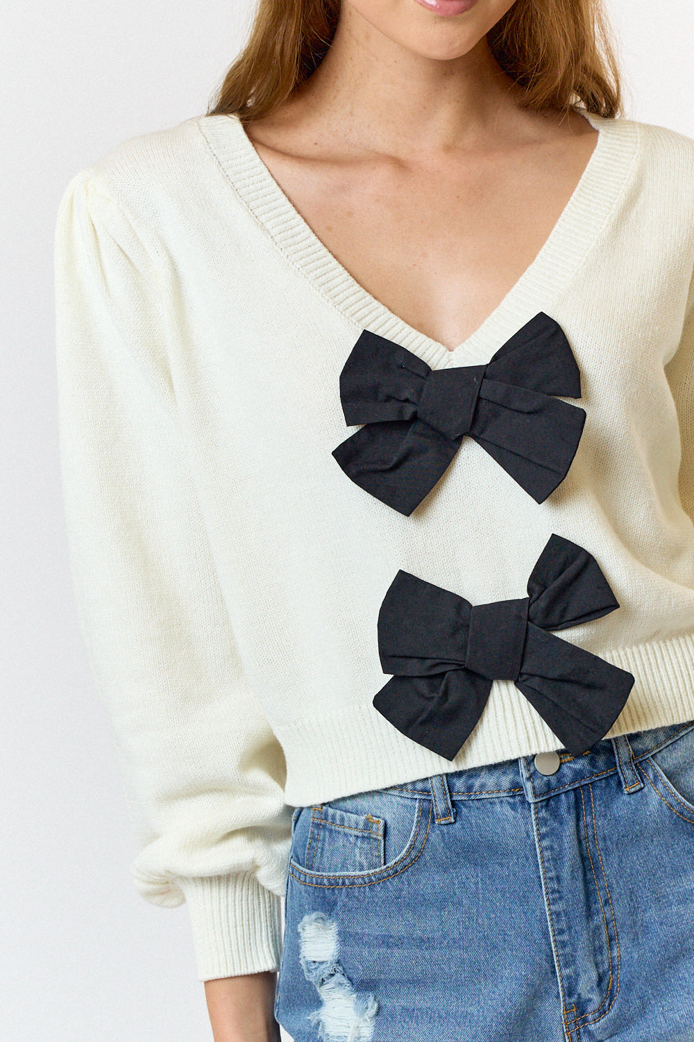 Jolly Sweater - WHITE FINAL SALE