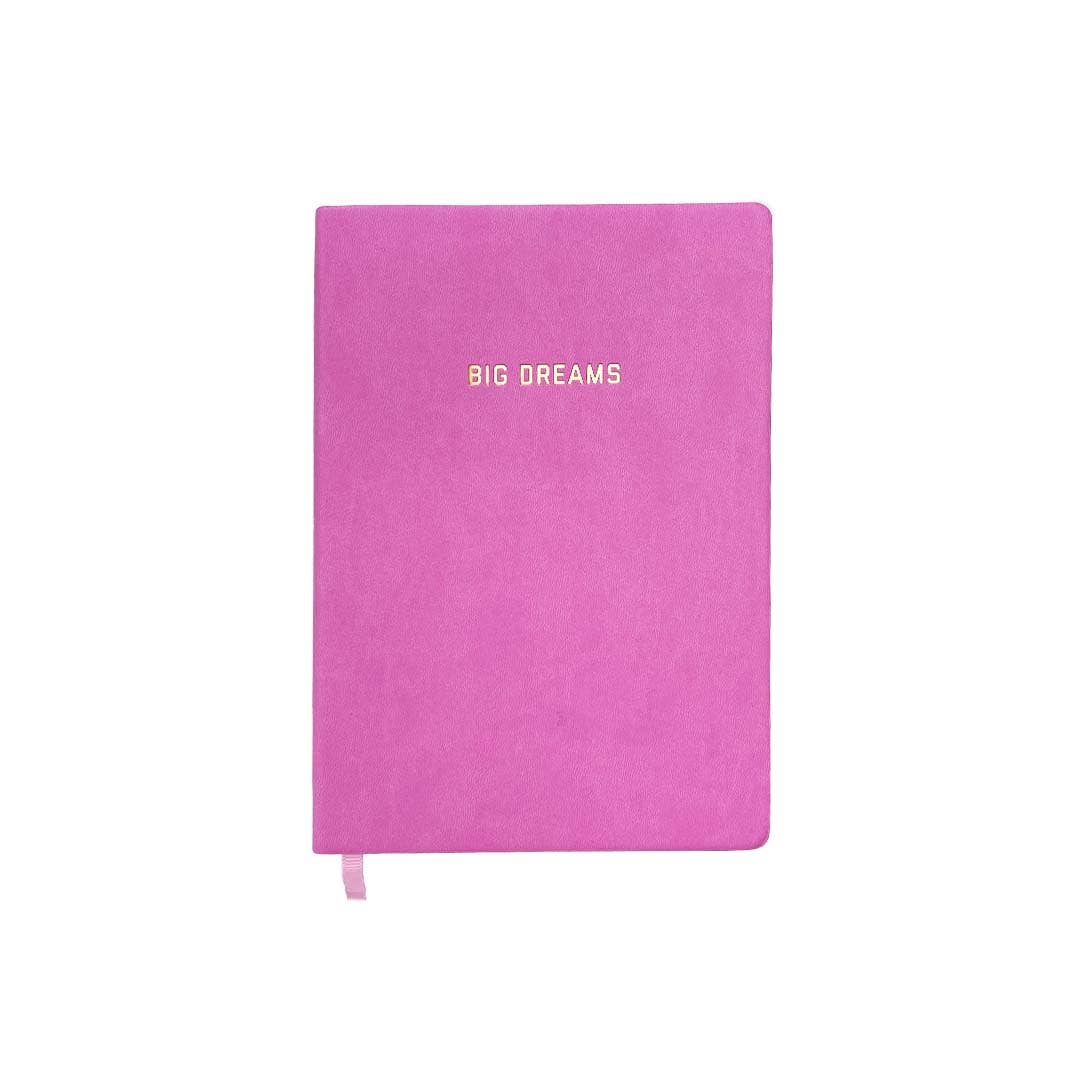 Big Dreams Lined Journal - Pink
