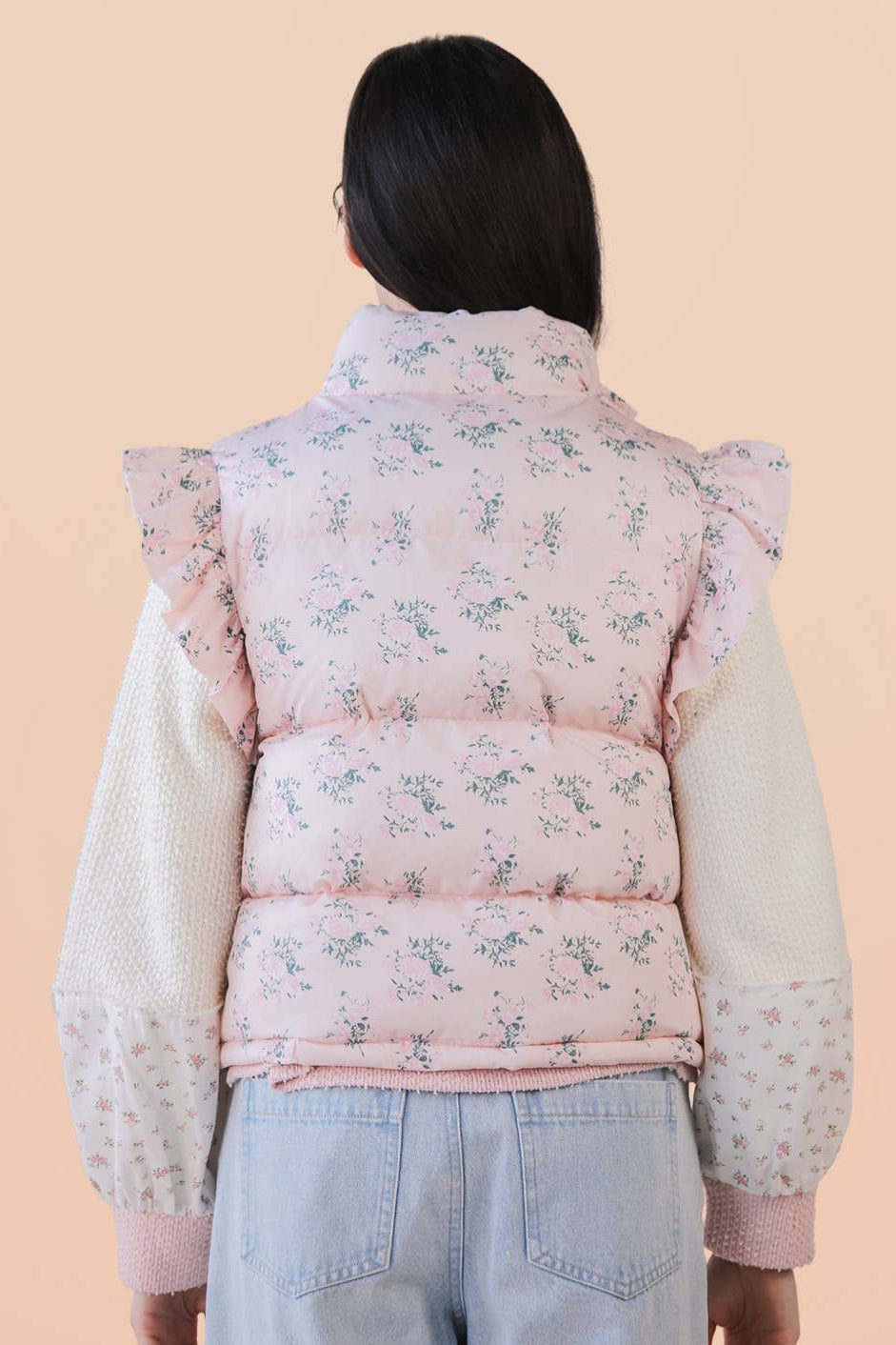 Bow Floral Vest