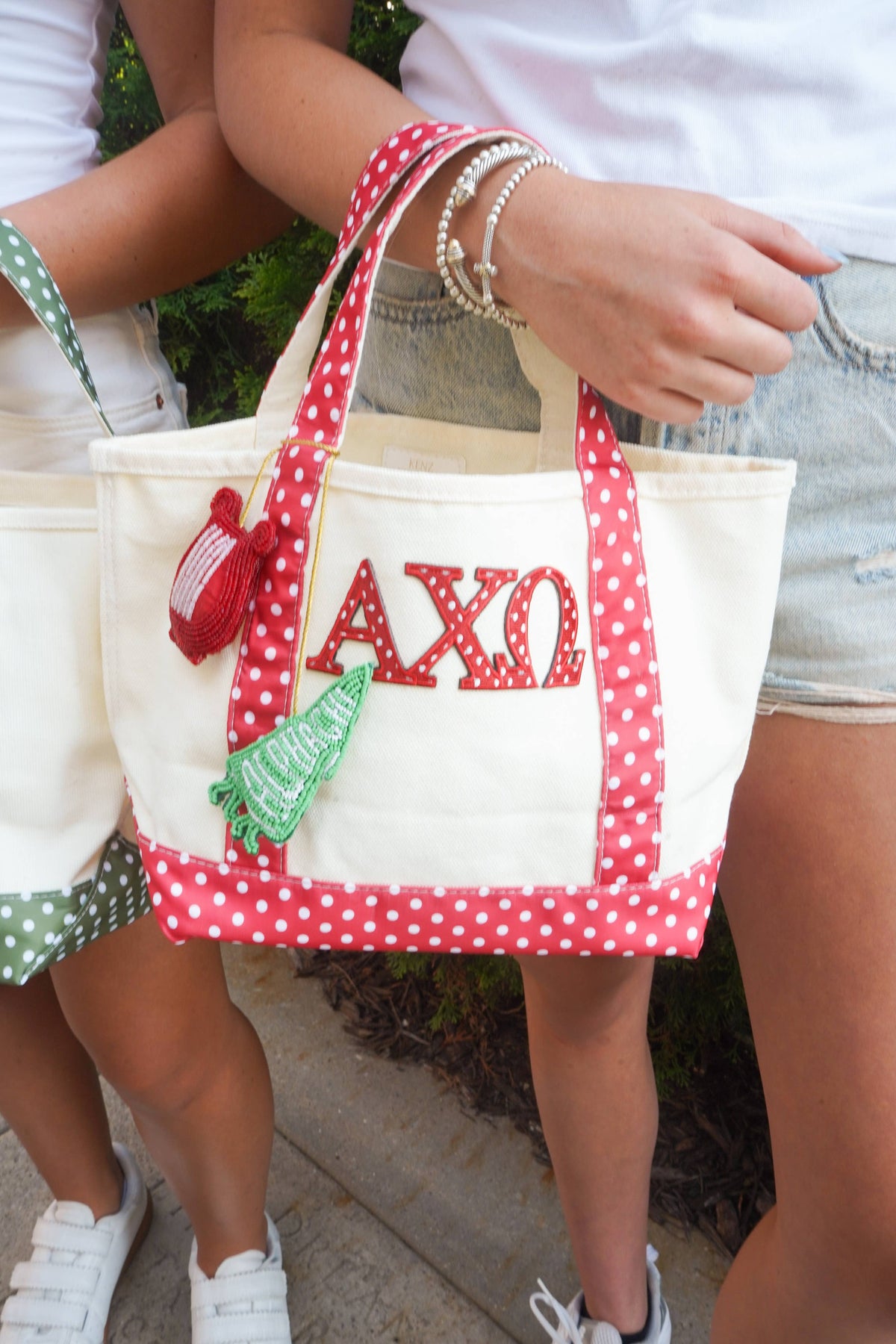 Alpha Chi Omega Canvas Tote
