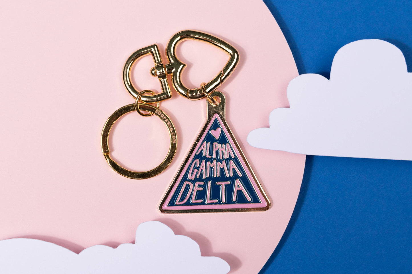 Sorority Enamel Keychain