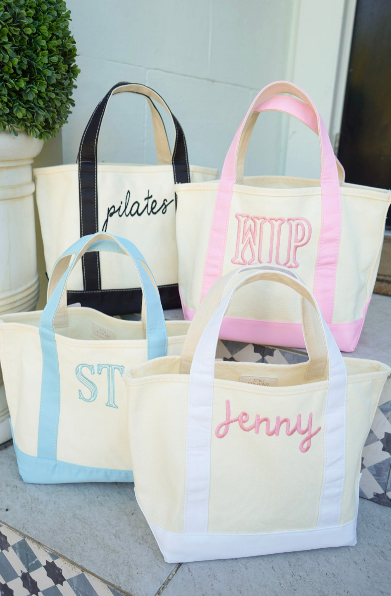 Phi Mu Canvas Tote