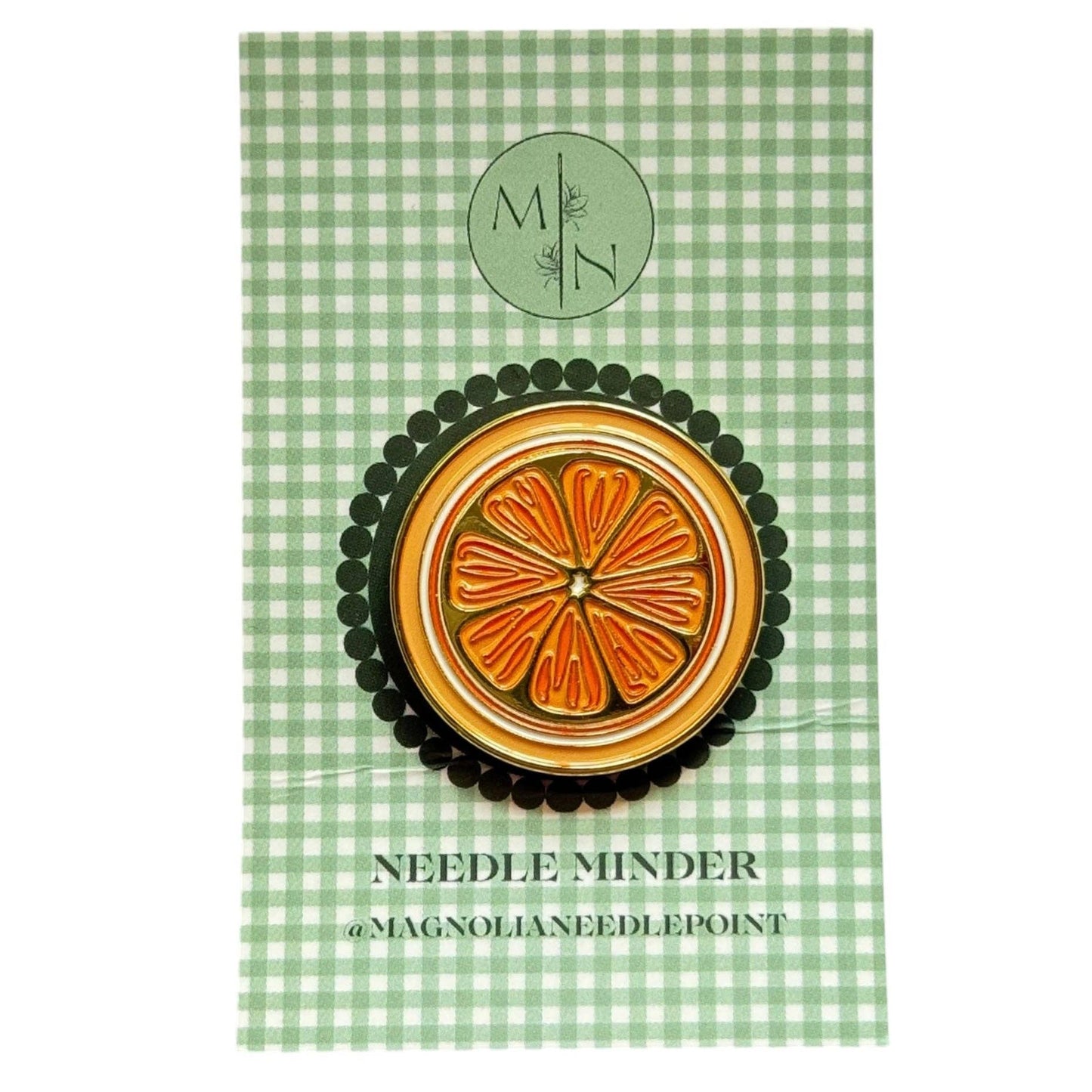 Orange Slice Needle Minder