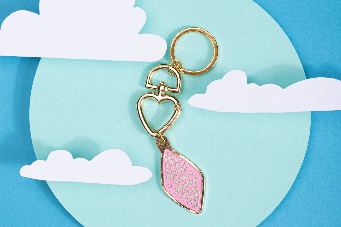 Sorority Enamel Keychain