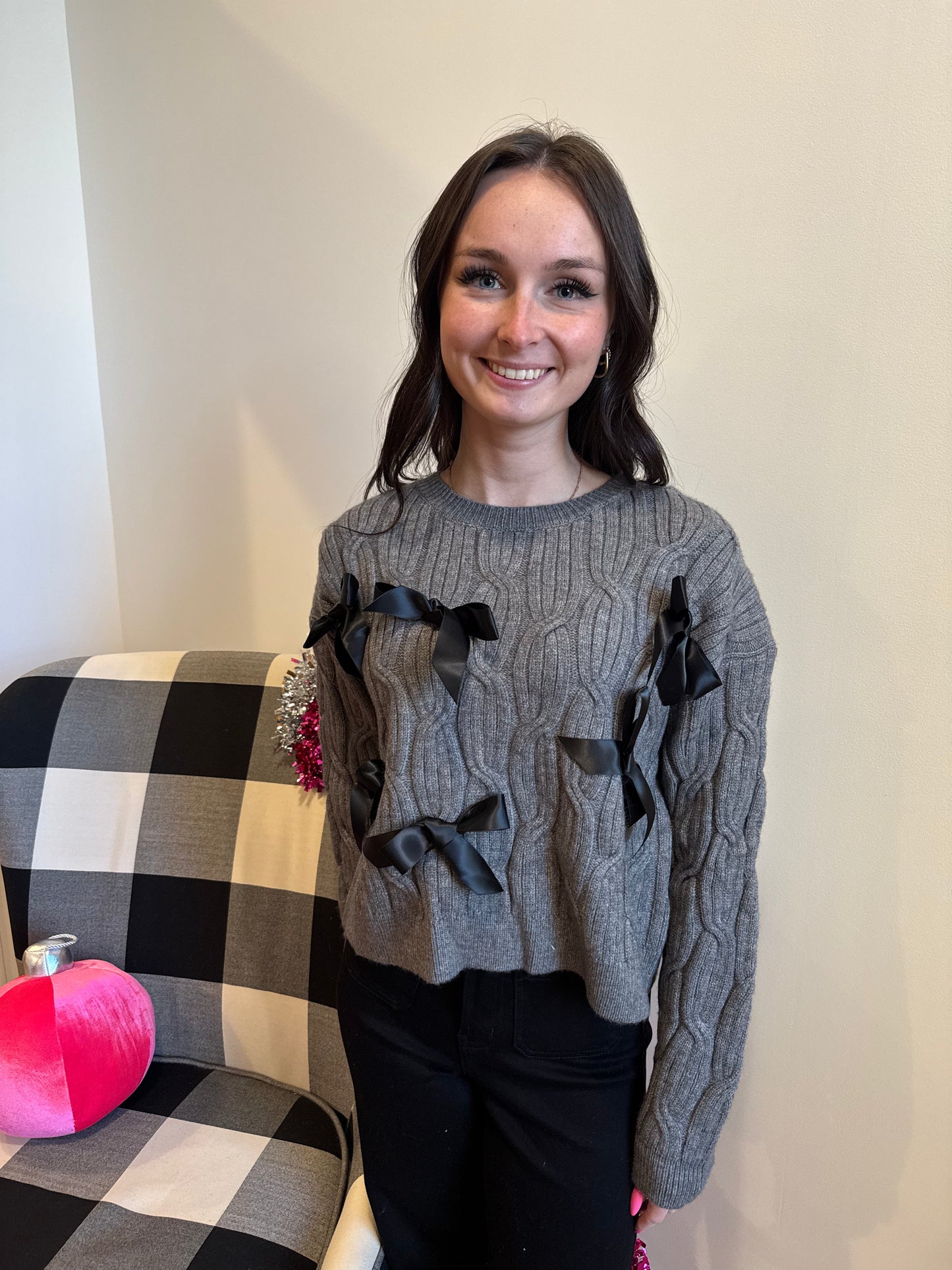 Sugar Plum Sweater - Charcoal FINAL