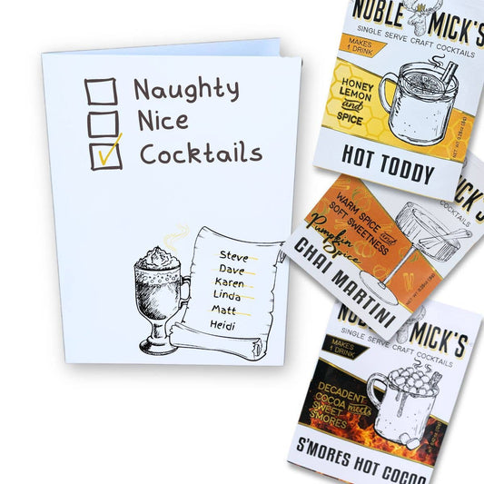 Cocktail and Cards / Naughty, Nice, Cocktails Card: Hot Toddy