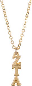 Zeta Tau Alpha Lavaliere Necklace
