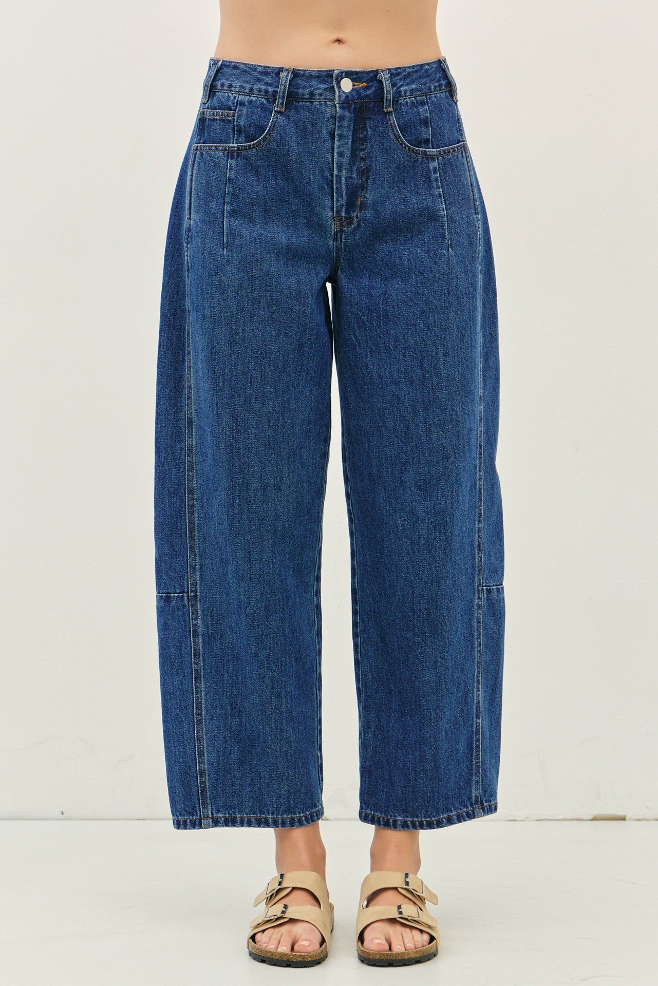 Denim Barrel Jeans