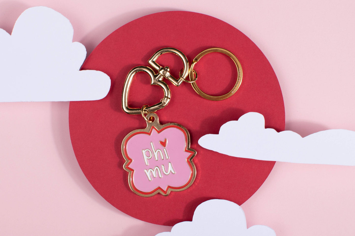 Sorority Enamel Keychain