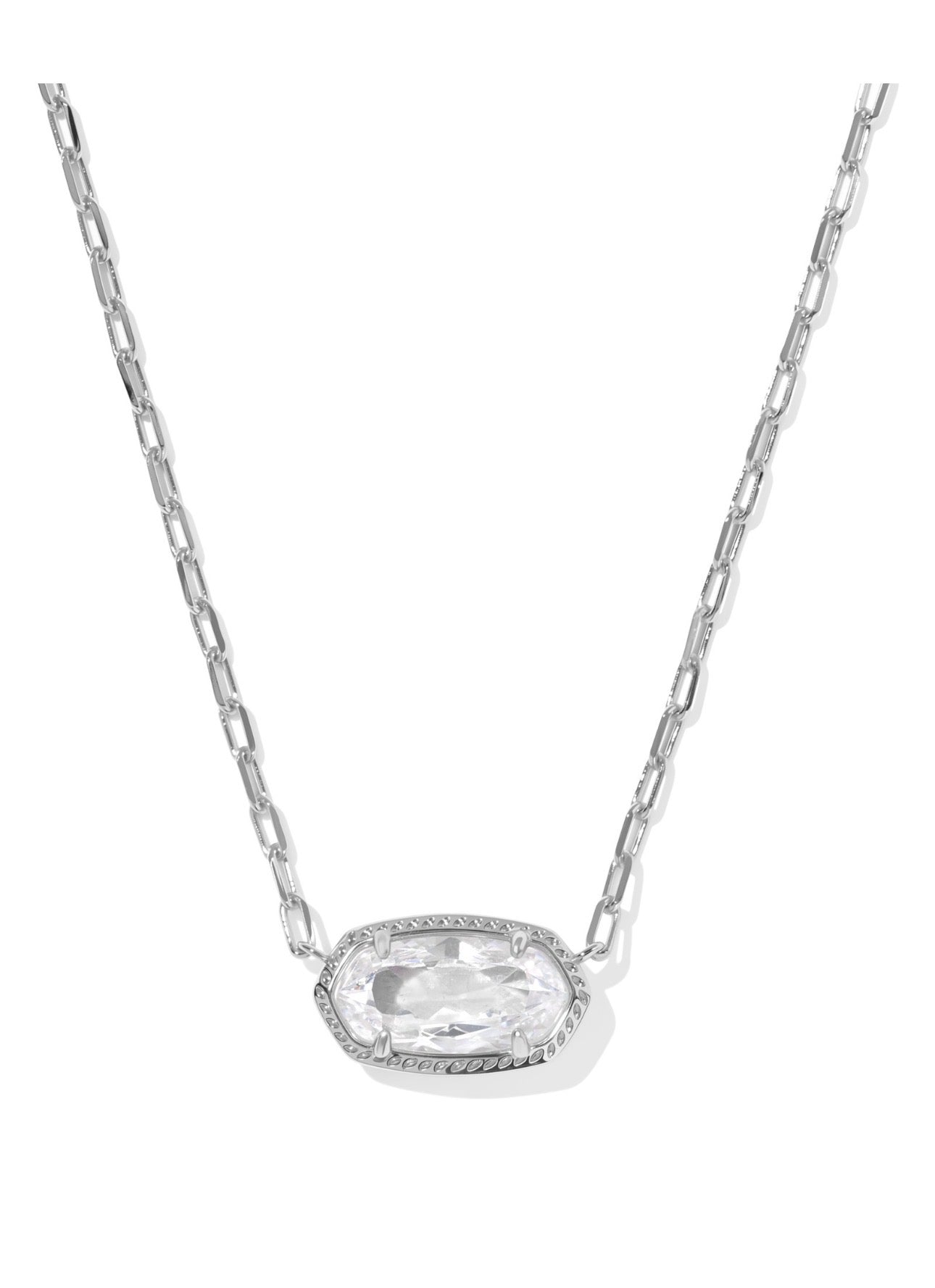 Elisa Luxe Silver Necklace