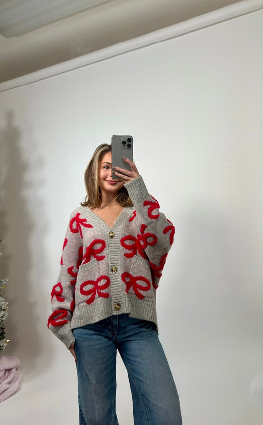 Bow Cardigan