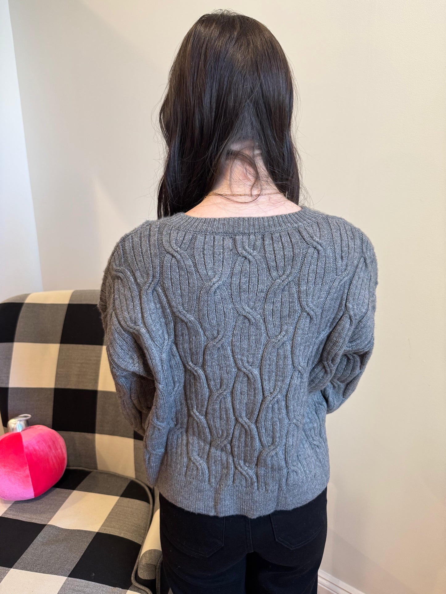 Sugar Plum Sweater - Charcoal FINAL