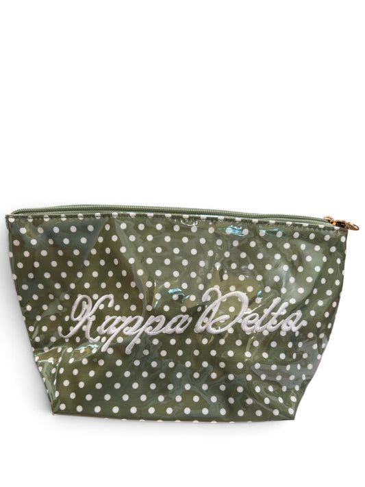 Clear Coat Sorority Makeup Bag
