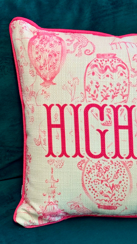 Toile High Point Pillow