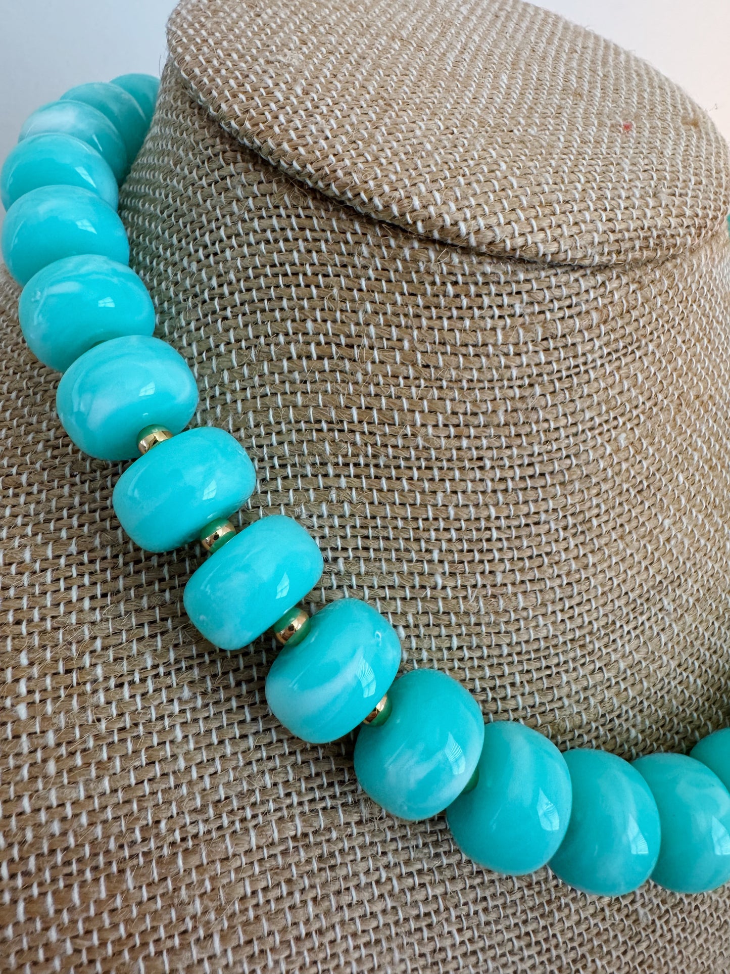 Bliss Beaded Necklace - Teal