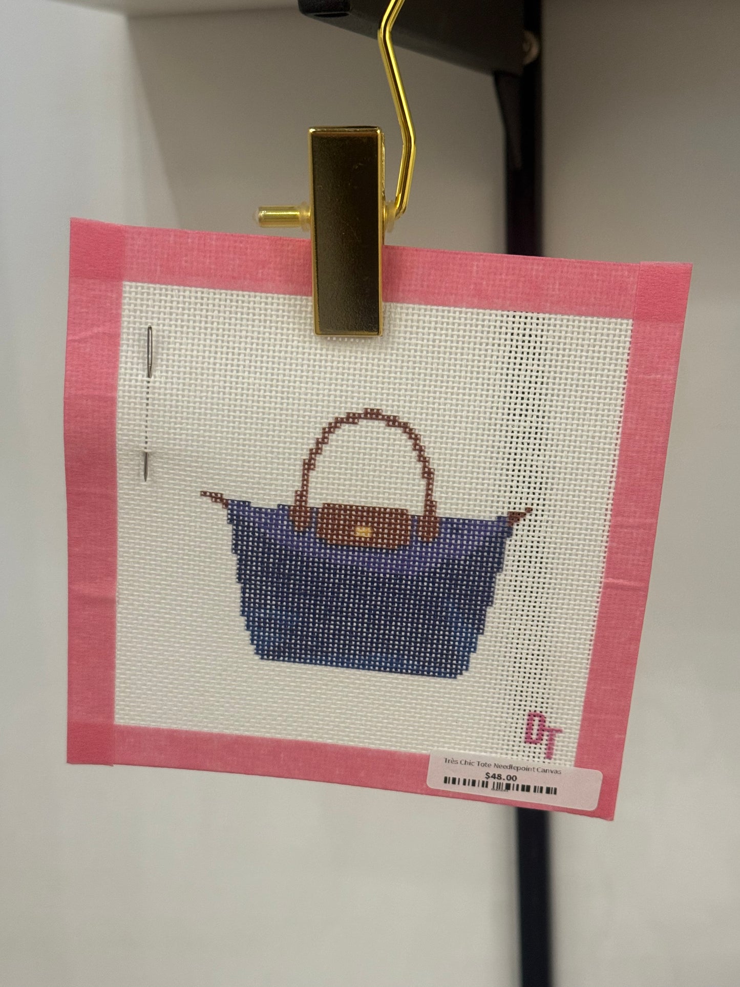 Très Chic Tote Needlepoint Canvas