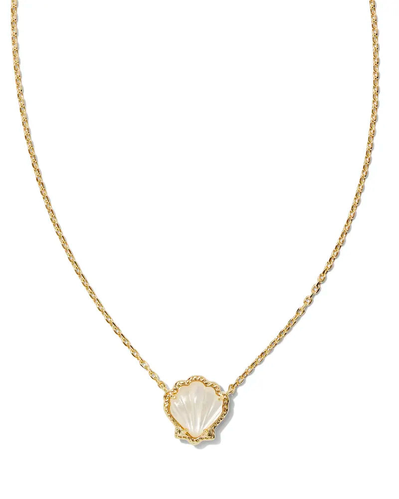 BRYNNE SHELL GOLD MOTHER OF PEARL NECKLACE