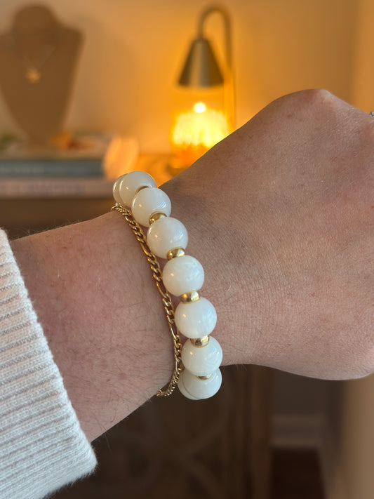 Seaside Bracelet: White