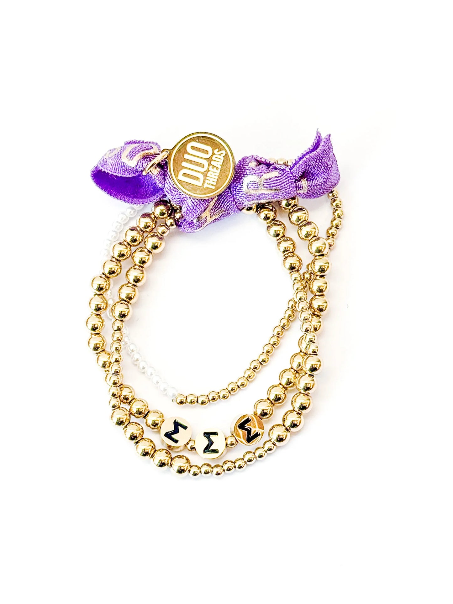 The Everyday Gold Bracelet Sorority Stack