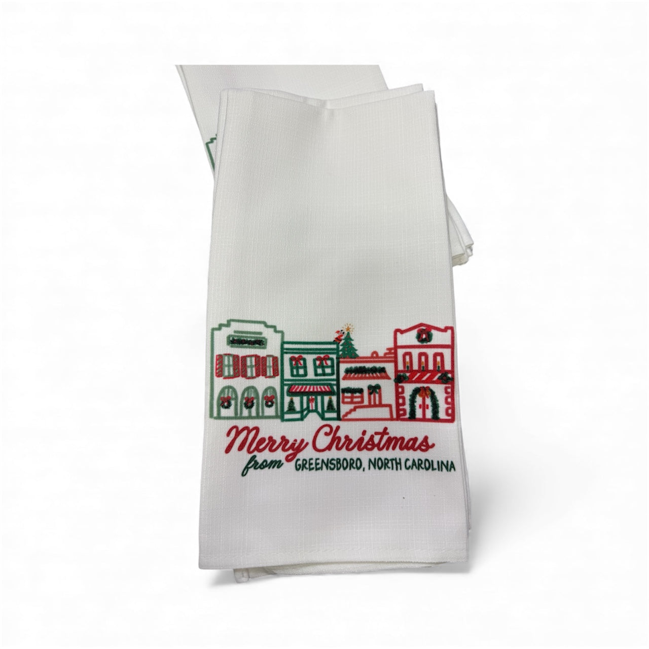 City Christmas Towel