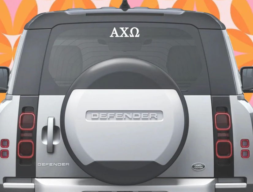Auto Decal Sorority