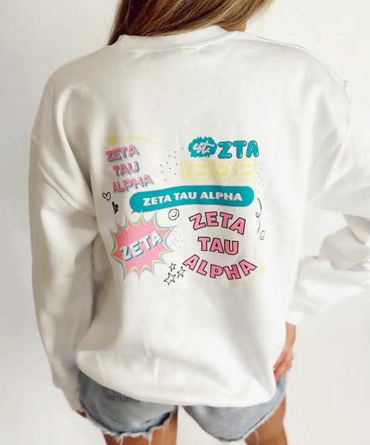 Retro Sorority Pullover