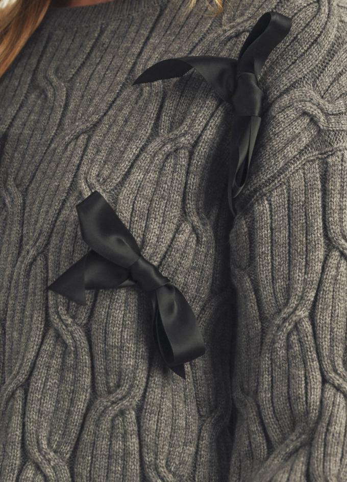Sugar Plum Sweater - Charcoal FINAL