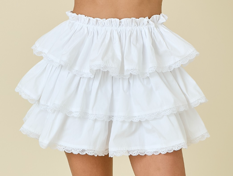 Sadie Skirt - WHITE