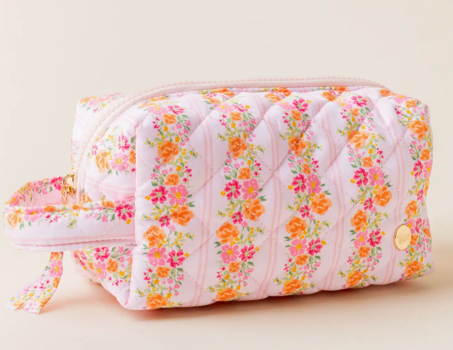 Essentials Quilted Bag- Petal Pink
