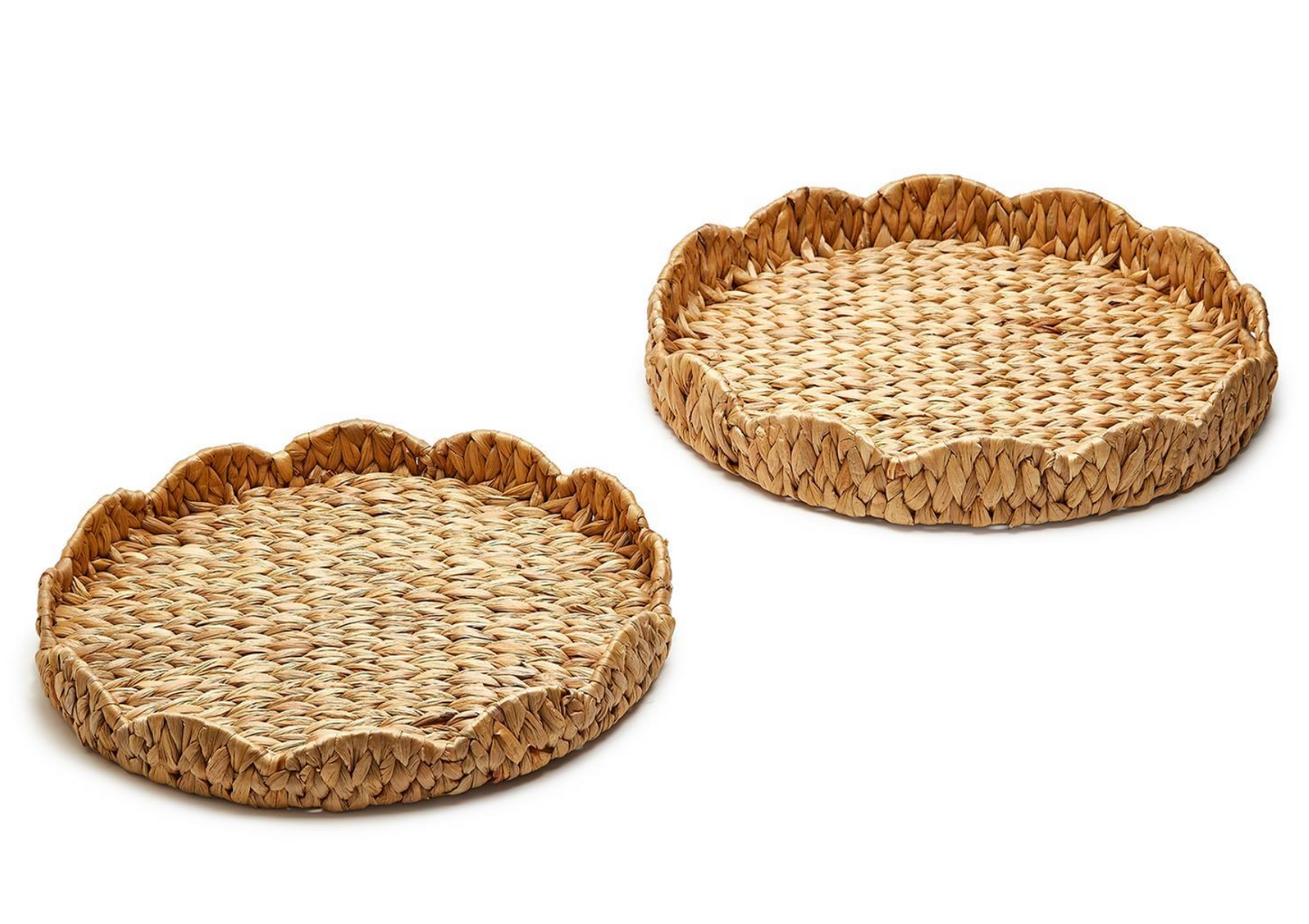 Large Scalloped Tray