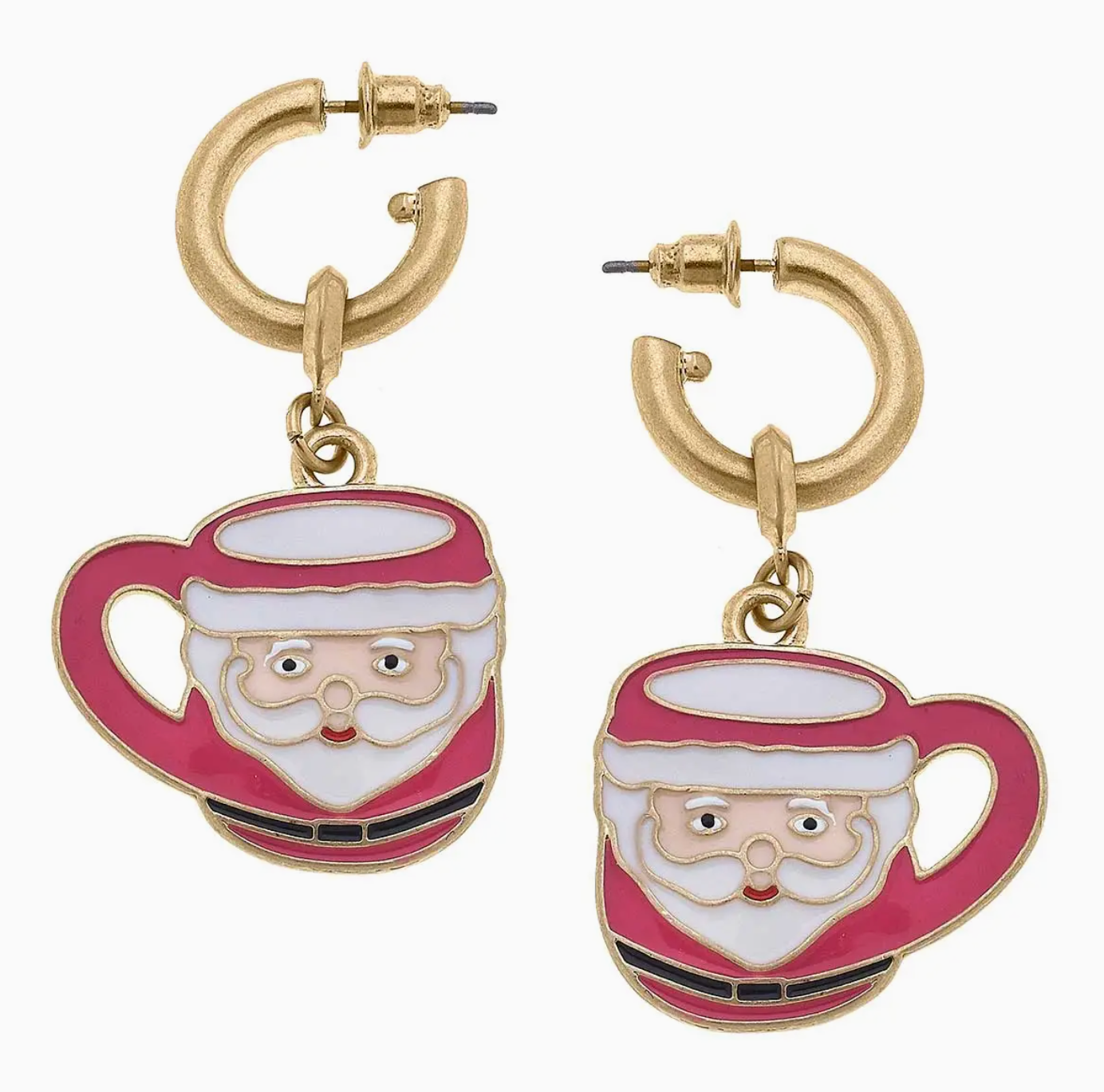 Santa Cup Earring
