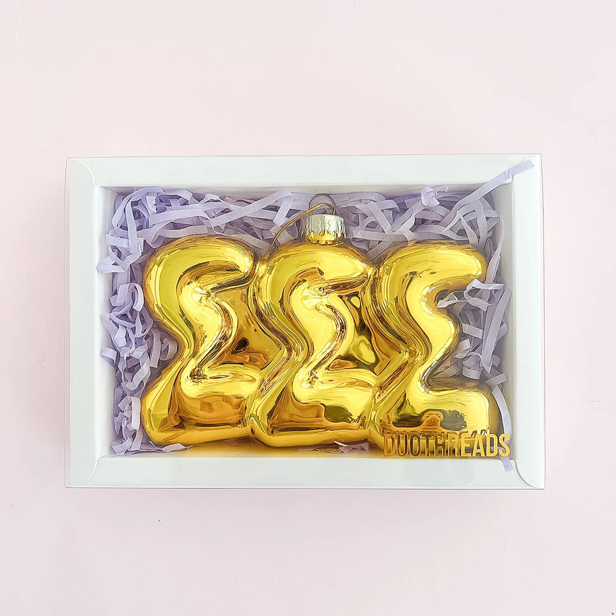 Greek Bubble Letter Ornament