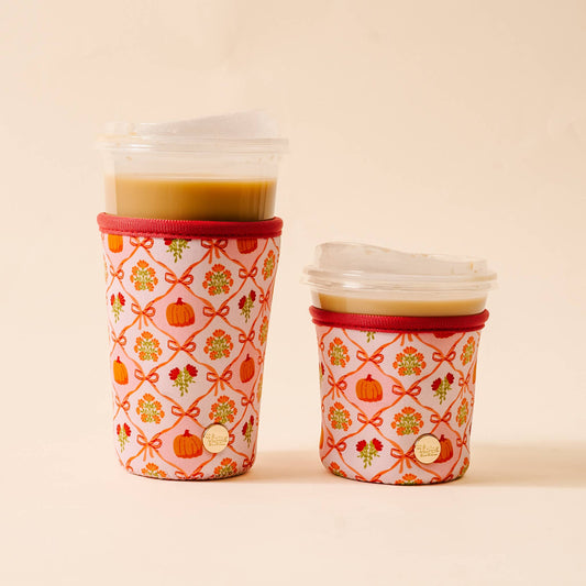 Sip Savvy Drink Sleeve-Patchwork Pumpkins