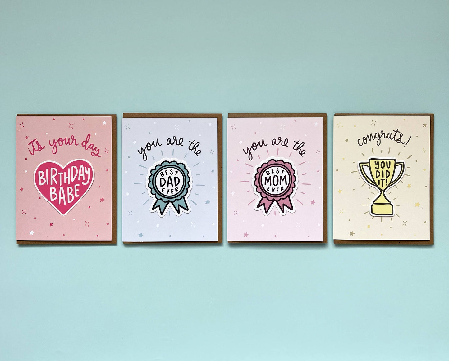 Best Mom Ever Sticker Card