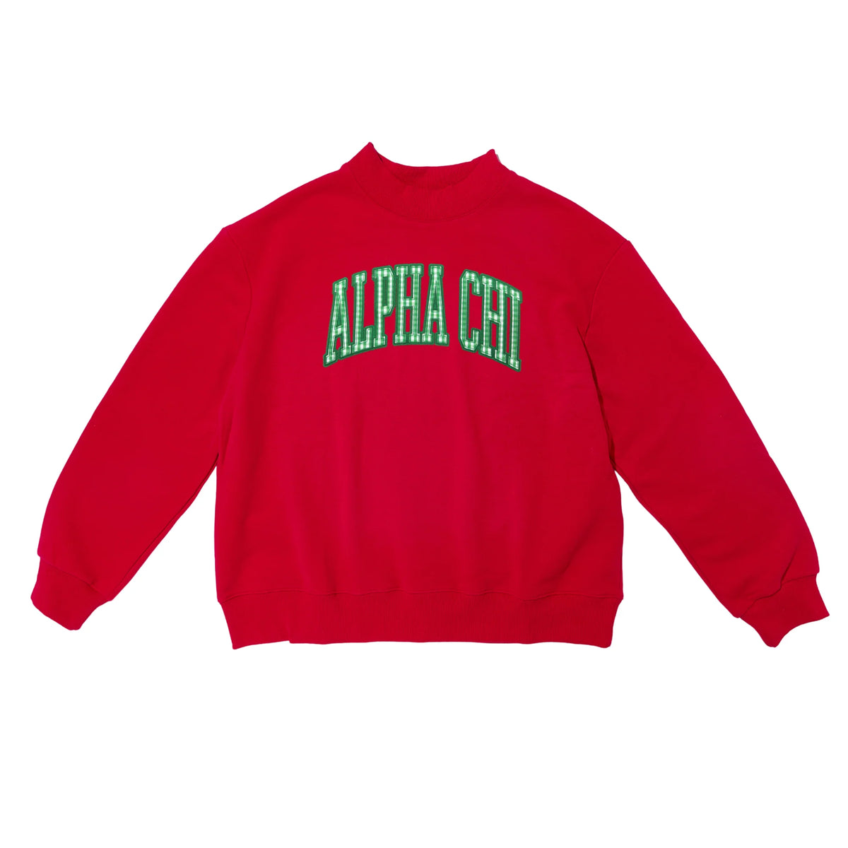 SORORITY GINGHAM MOCKNECK PRE ORDER EST. DELIVERY BY OCT 15