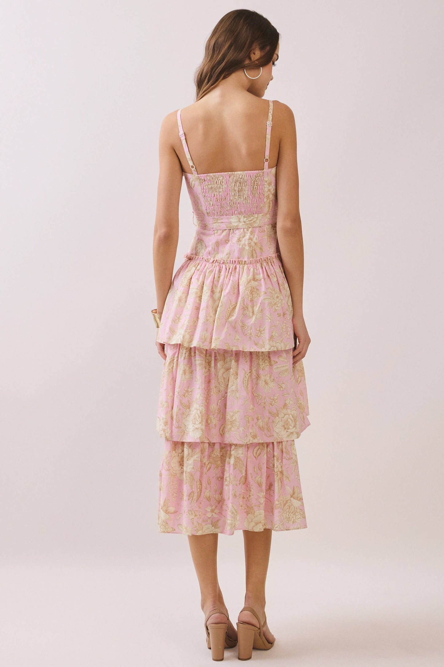 Kaylee Ruffle Midi Dress