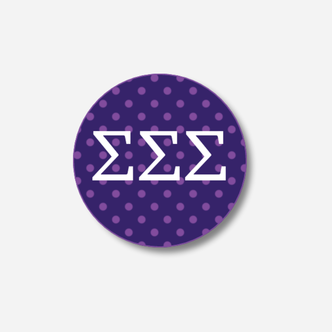 Tri Sigma Dots Button