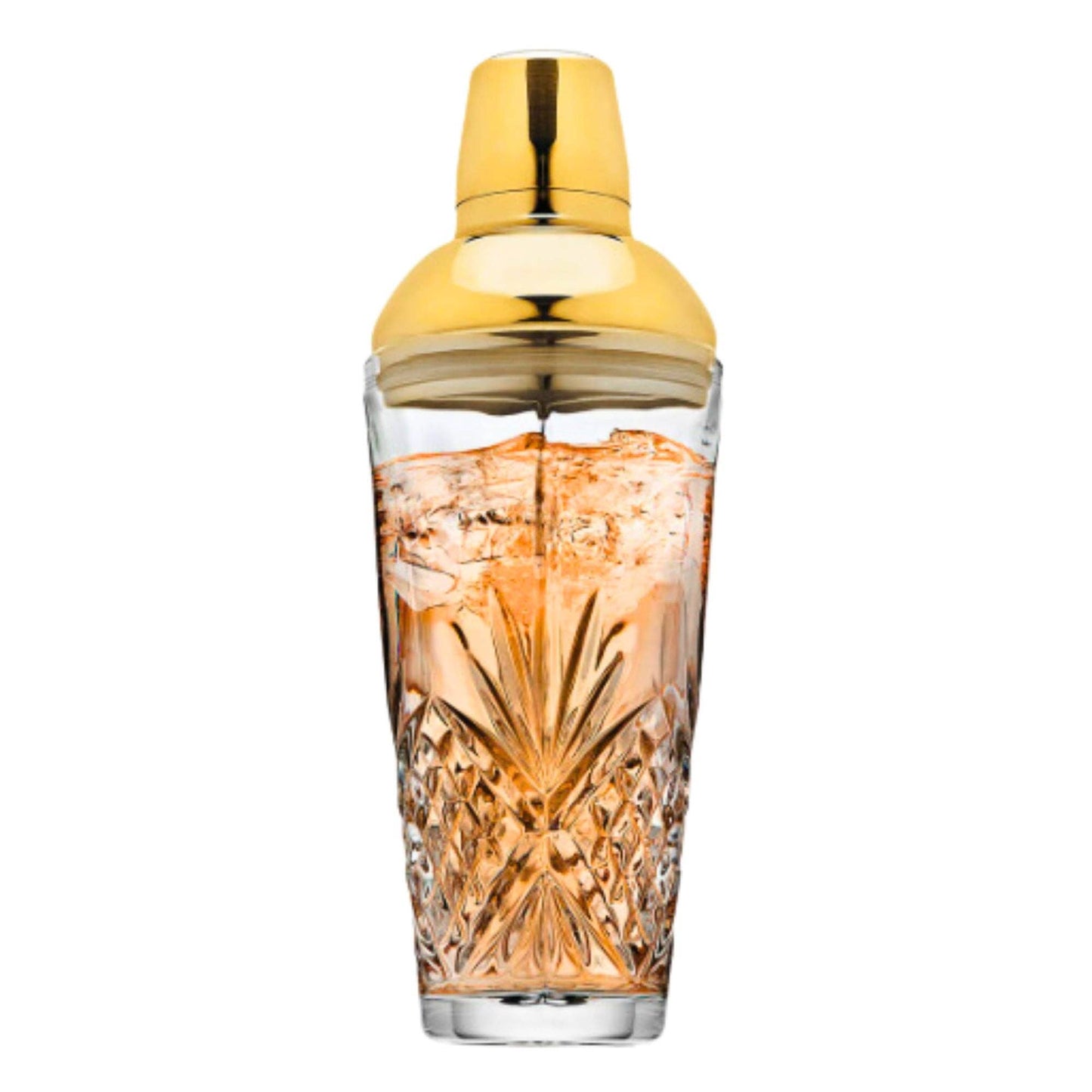 Dublin Crystal Gold Martini Shaker