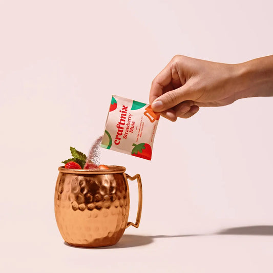 Strawberry Mule Cocktail / Mocktail Mixer - Single Packet