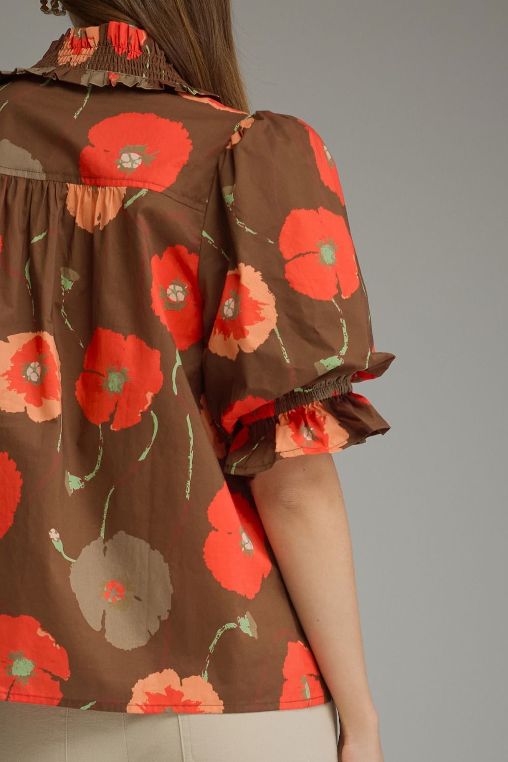 Fall Poppies Top